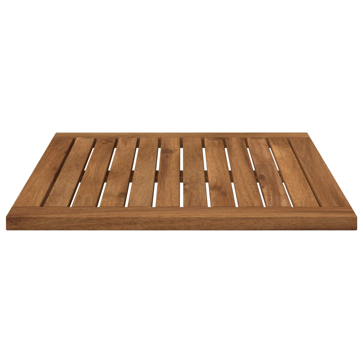 Table Top 48.5 x 49 x 2 cm Rectangular Solid Acacia Wood
