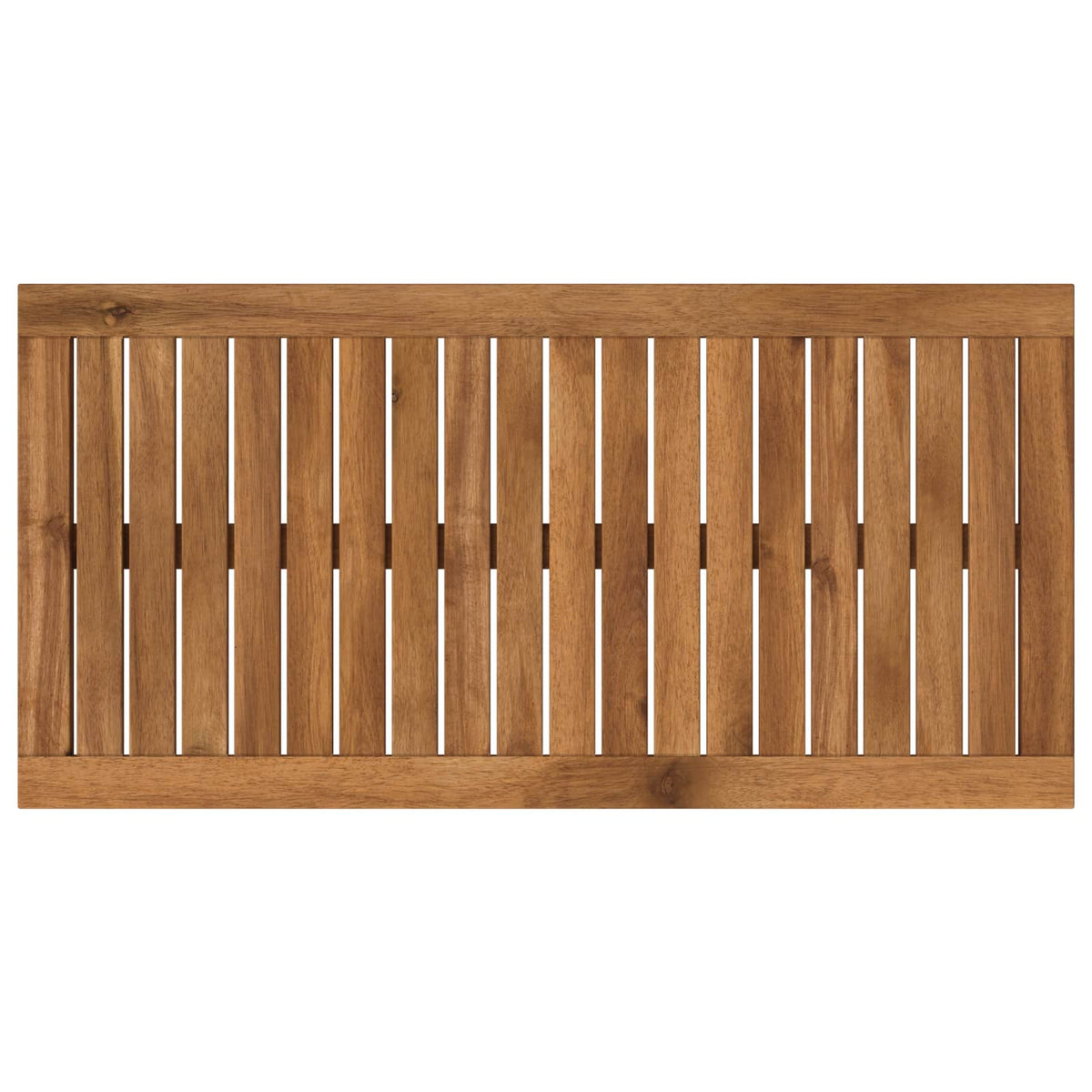 Table Top 80.5 x 40 x 2 cm Rectangular Solid Acacia Wood