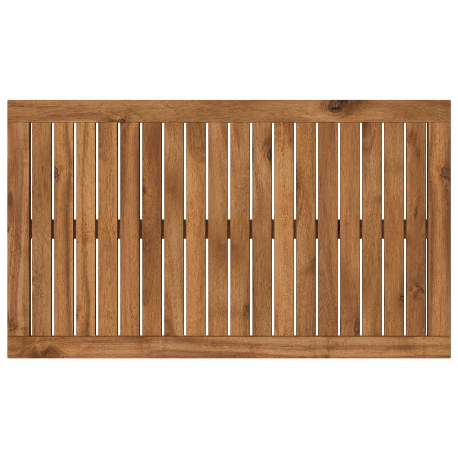 Table Top 80.5 x 47 x 2 cm Rectangular Solid Acacia Wood