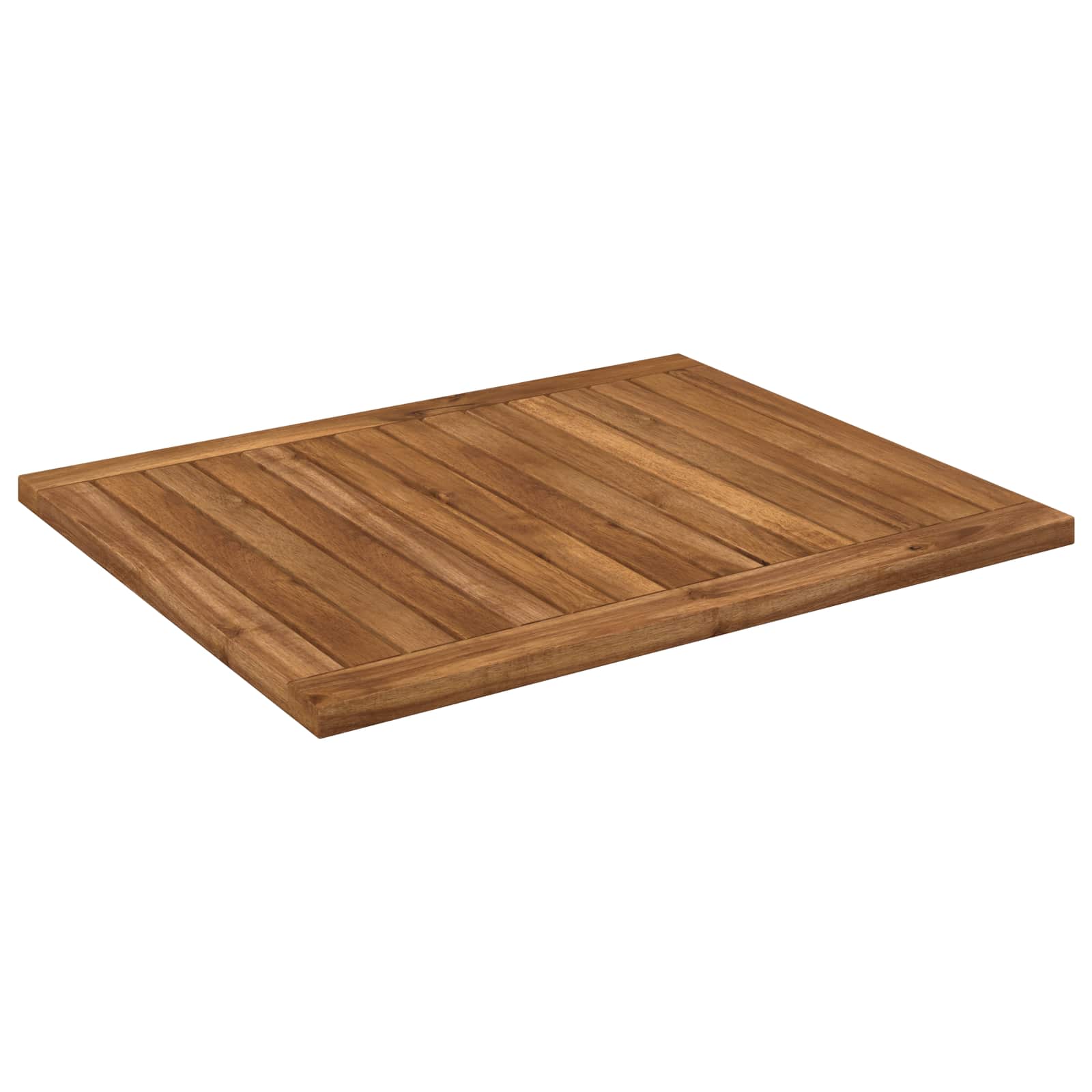 Table Top 60.5 x 49 x 2 cm Rectangular Solid Acacia Wood