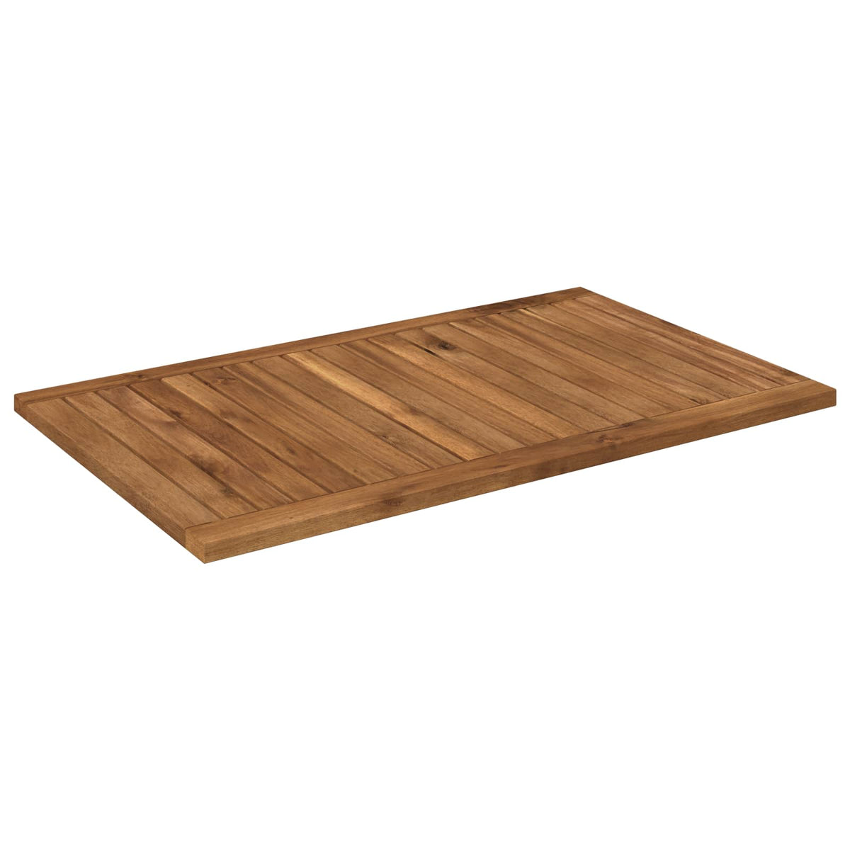 Table Top 80.5 x 49 x 2 cm Rectangular Solid Acacia Wood