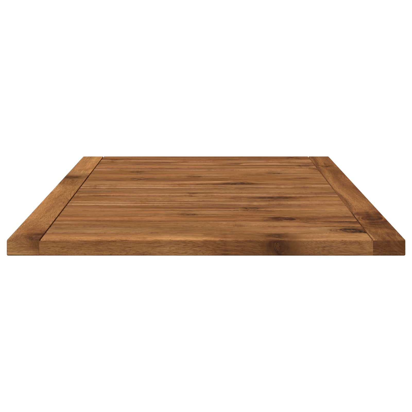 Table Top 80.5 x 49 x 2 cm Rectangular Solid Acacia Wood