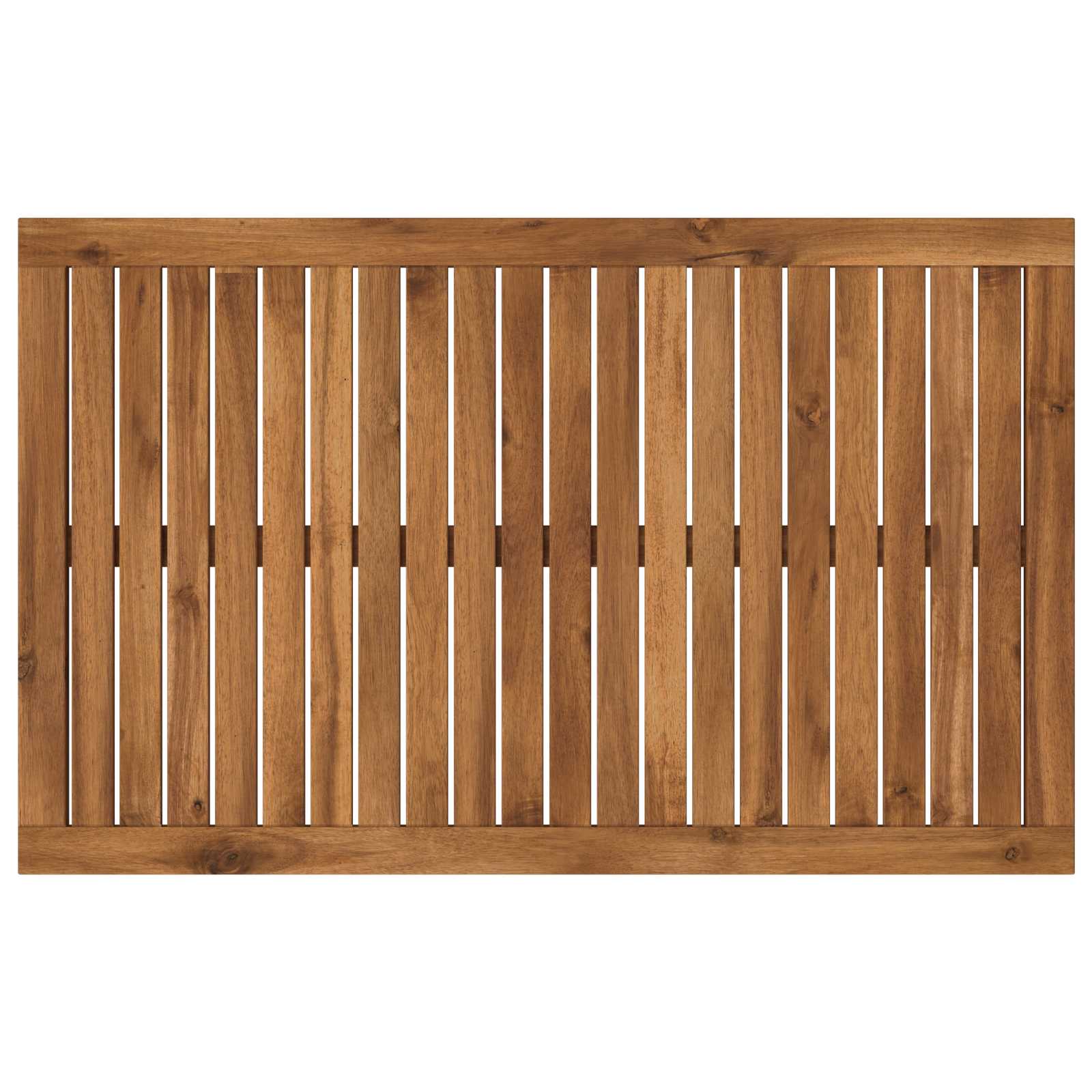 Table Top 88.5 x 55 x 2 cm Rectangular Solid Acacia Wood