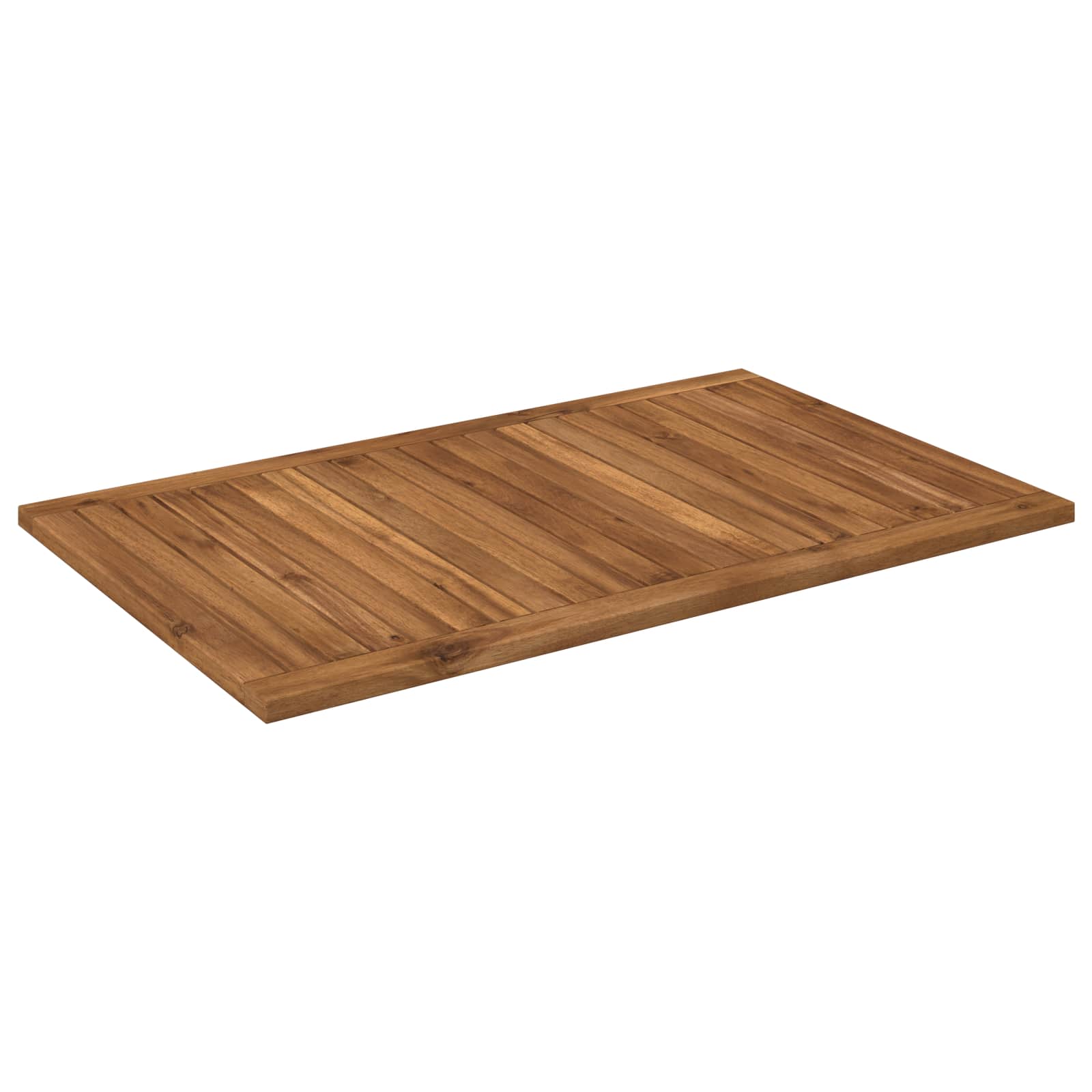Table Top 88.5 x 55 x 2 cm Rectangular Solid Acacia Wood