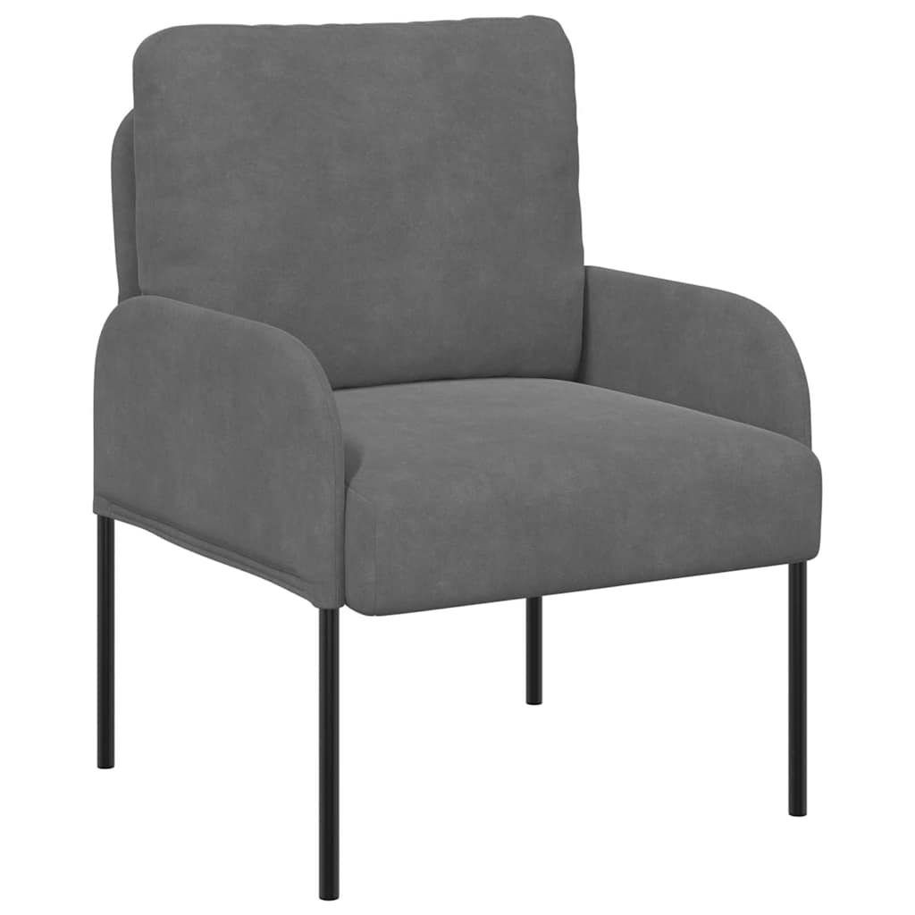 Sofas with Cushion 55cm Dark Grey Plywood