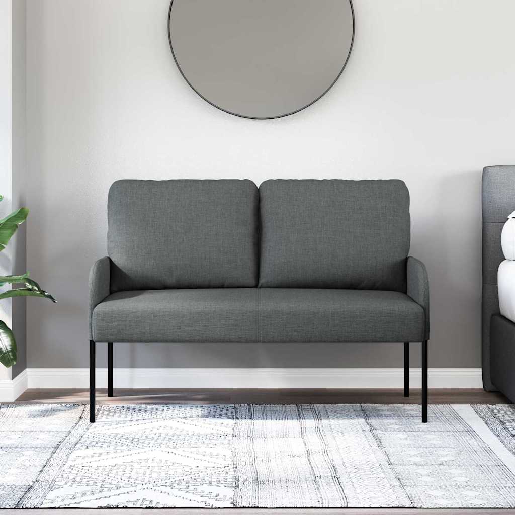 Sofas with Cushion 110cm Dark Grey Plywood