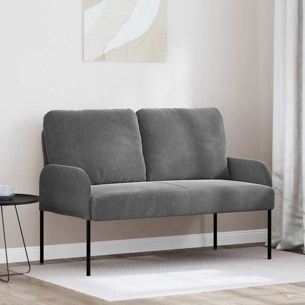 Sofas with Cushion 110cm Dark Grey Plywood