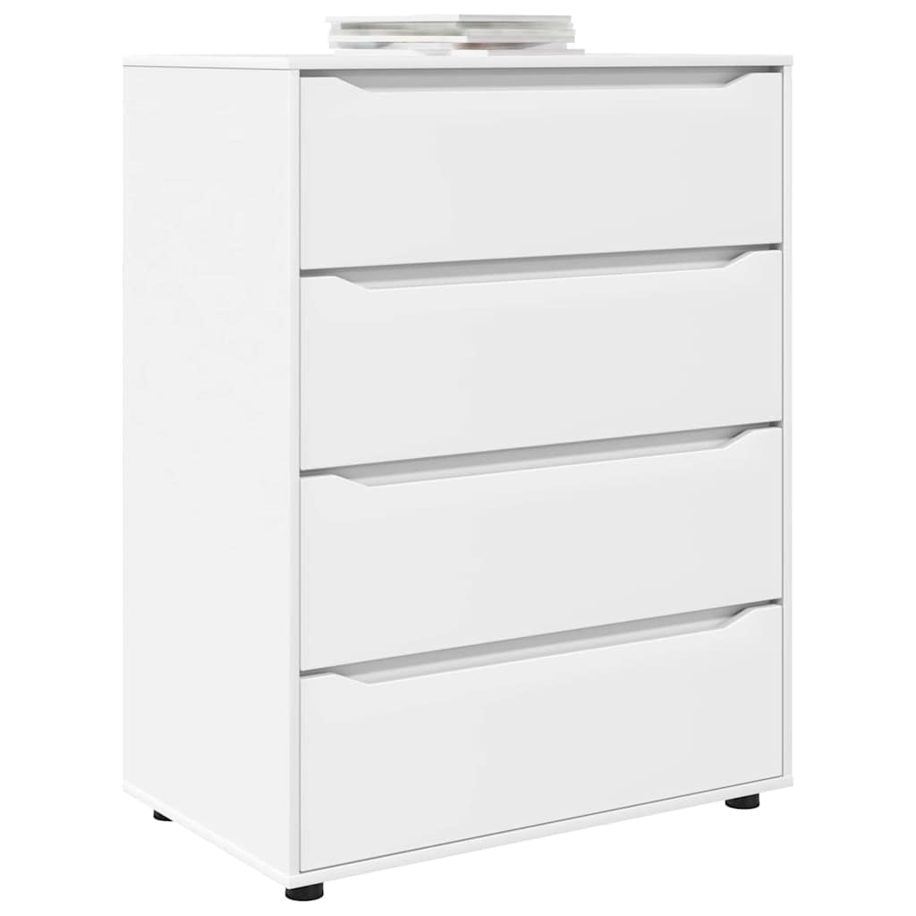 Storage Cabinets 2 pcs White 80 x 48 x 105 cm Engineered Wood