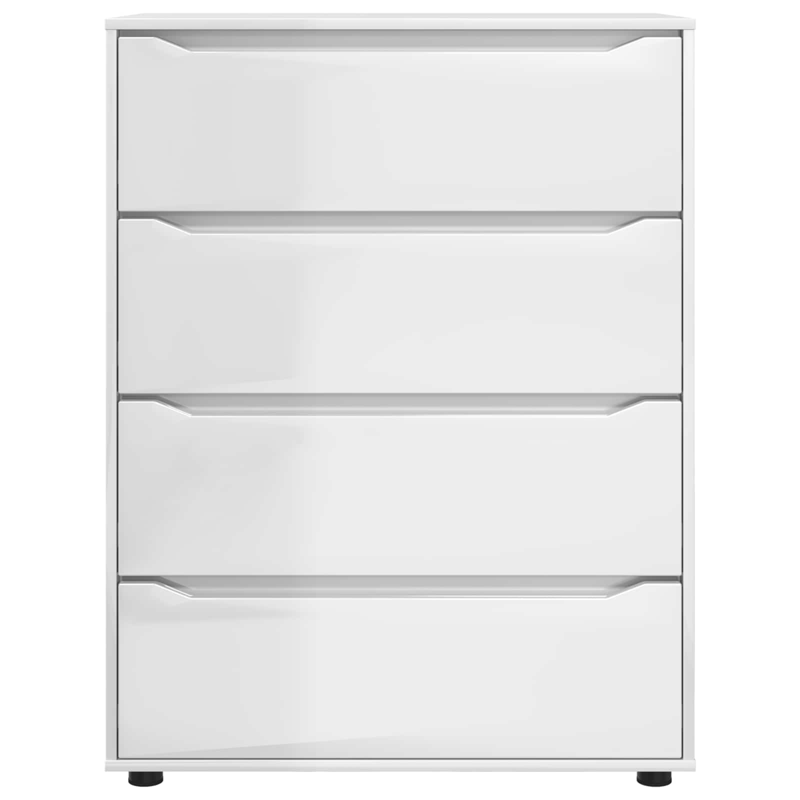Storage Cabinets High Gloss White 80 x 48 x 105 cm