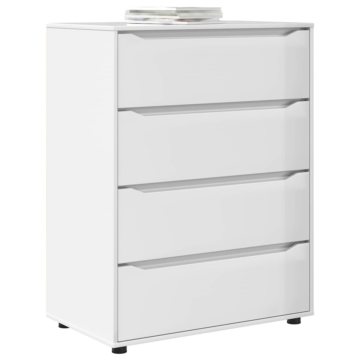 Storage Cabinets High Gloss White 80 x 48 x 105 cm