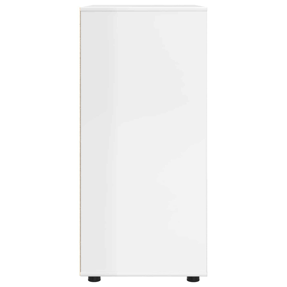 Storage Cabinets High Gloss White 80 x 48 x 105 cm