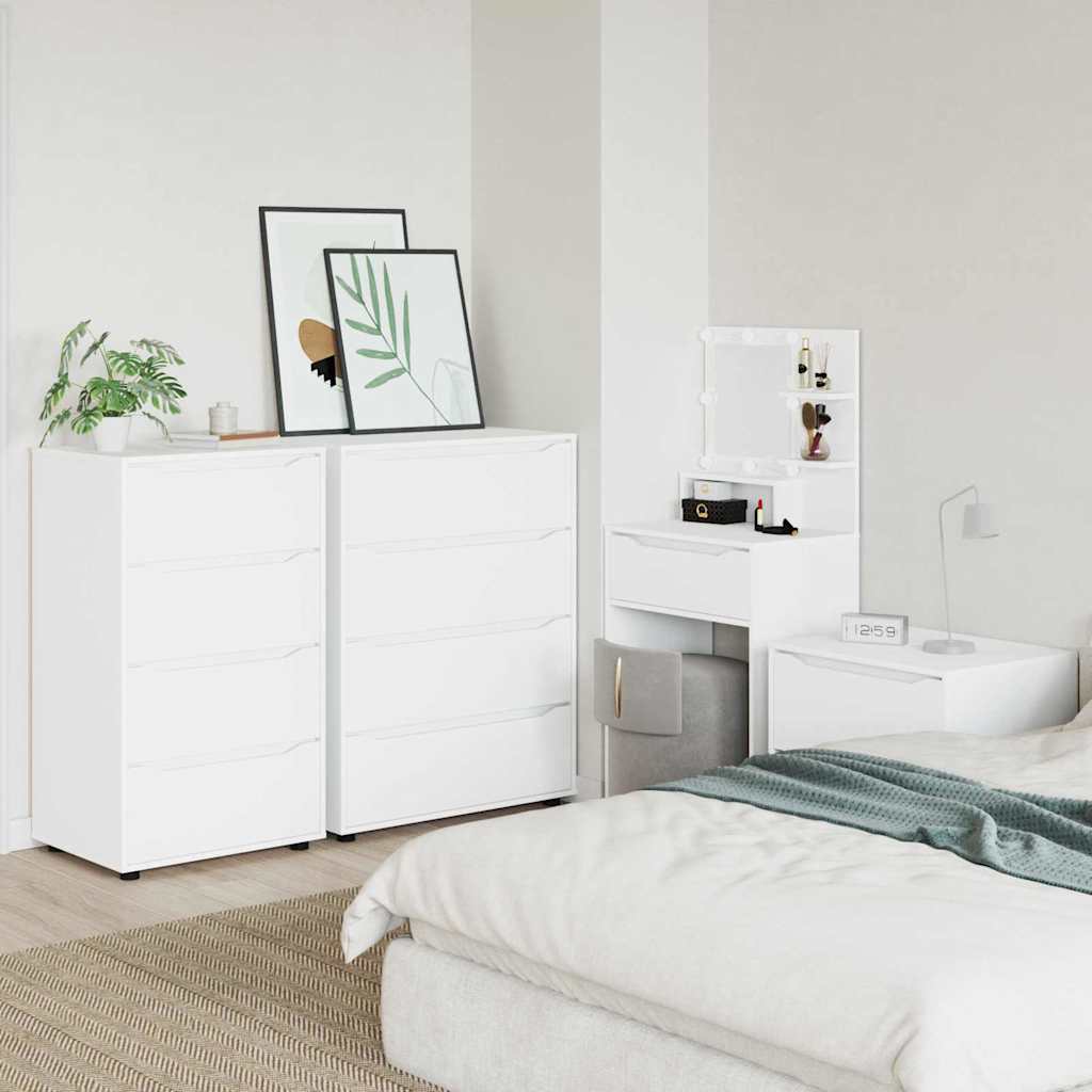 Storage Cabinets White 60 x 48 x 105 cm Engineered Wood