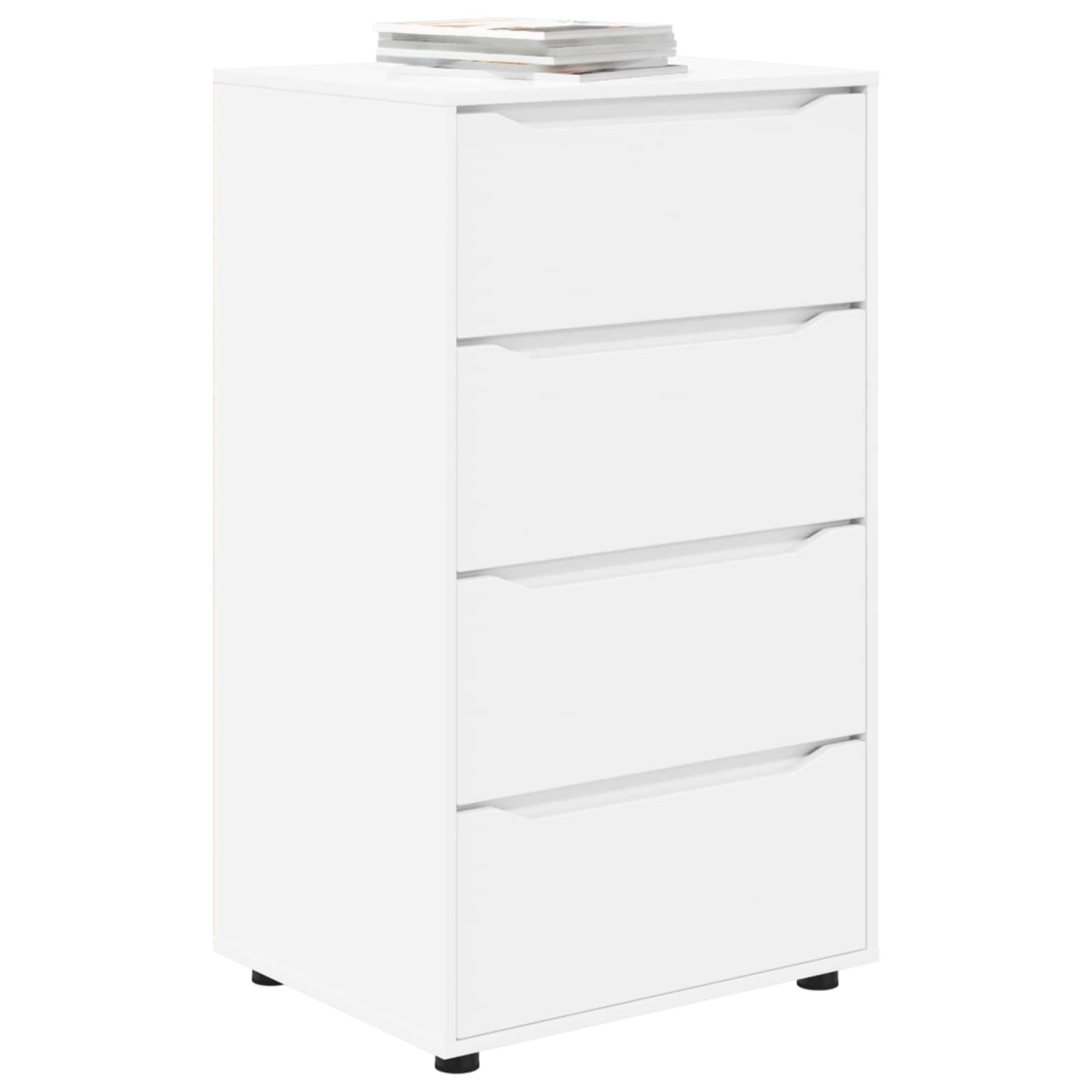 Storage Cabinets White 60 x 48 x 105 cm Engineered Wood