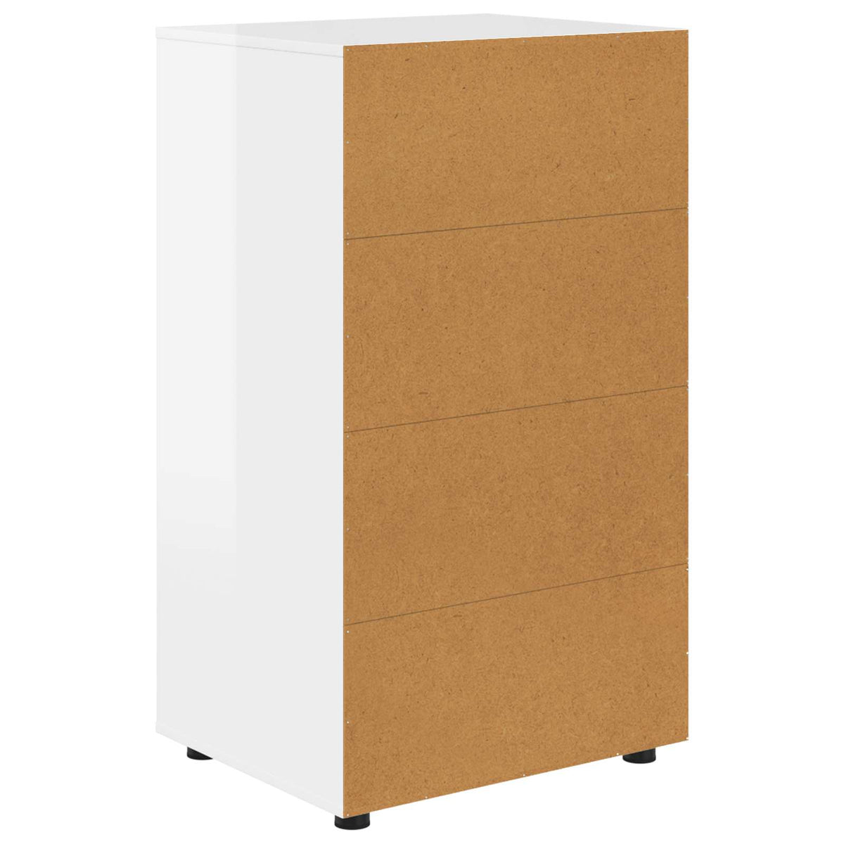 Storage Cabinets High Gloss White 60 x 48 x 105 cm