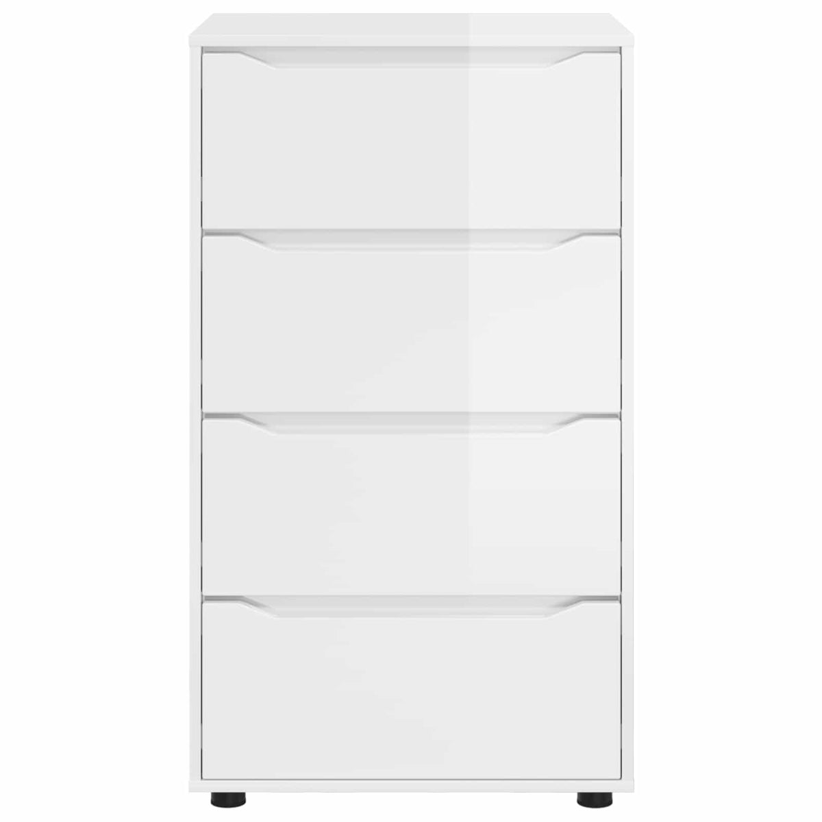 Storage Cabinets High Gloss White 60 x 48 x 105 cm