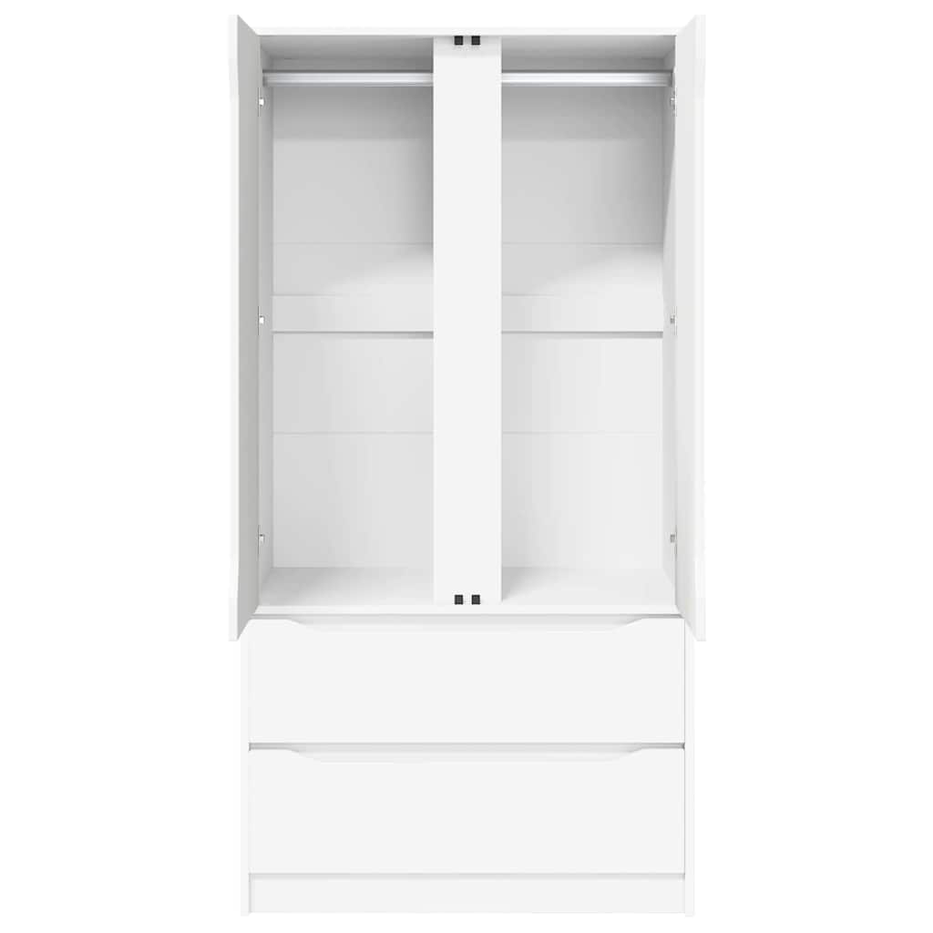 Bathroom Cabinet White 79.5 x 49 x 156 cm Engineered Wood