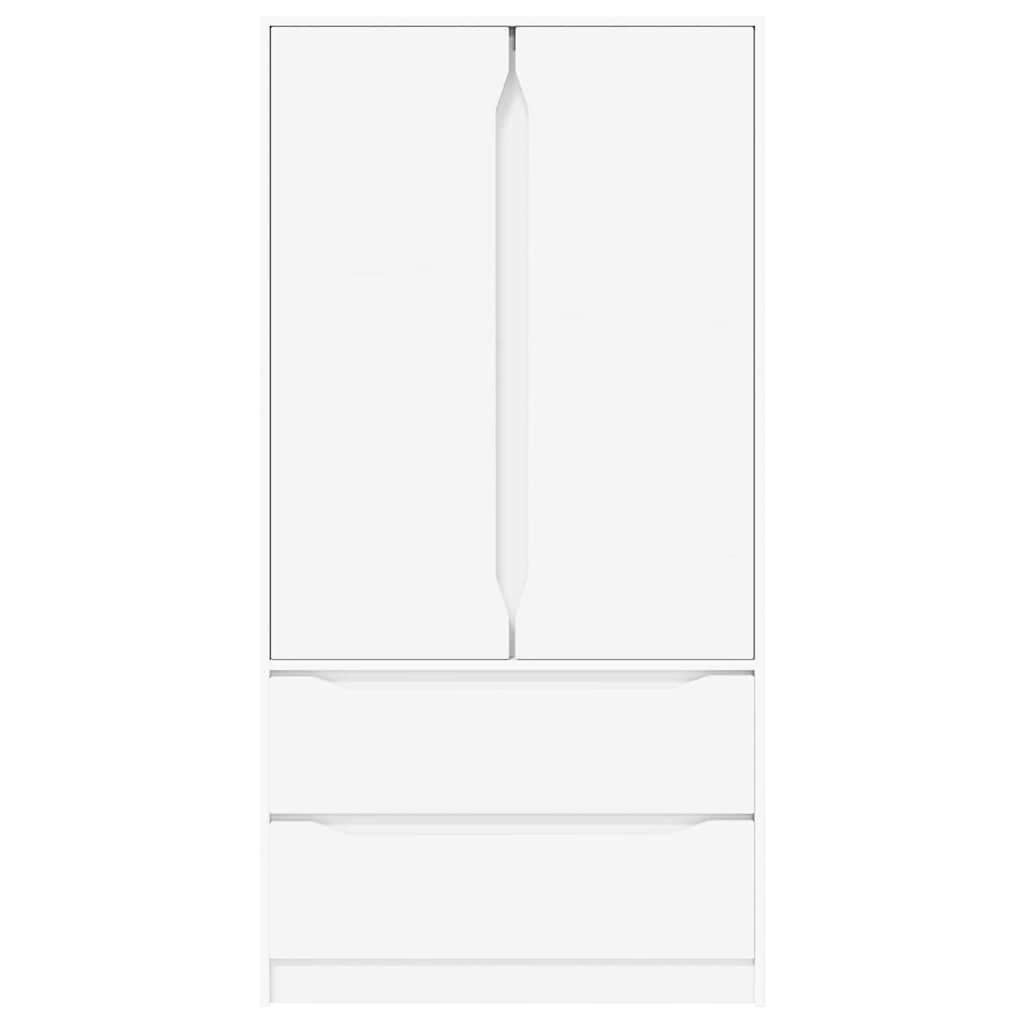 Bathroom Cabinet White 79.5 x 49 x 156 cm Engineered Wood