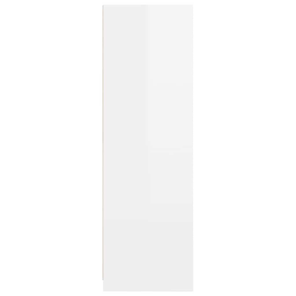 Bathroom Cabinet with Door High Gloss White 79.5 x 49 x 156 cm