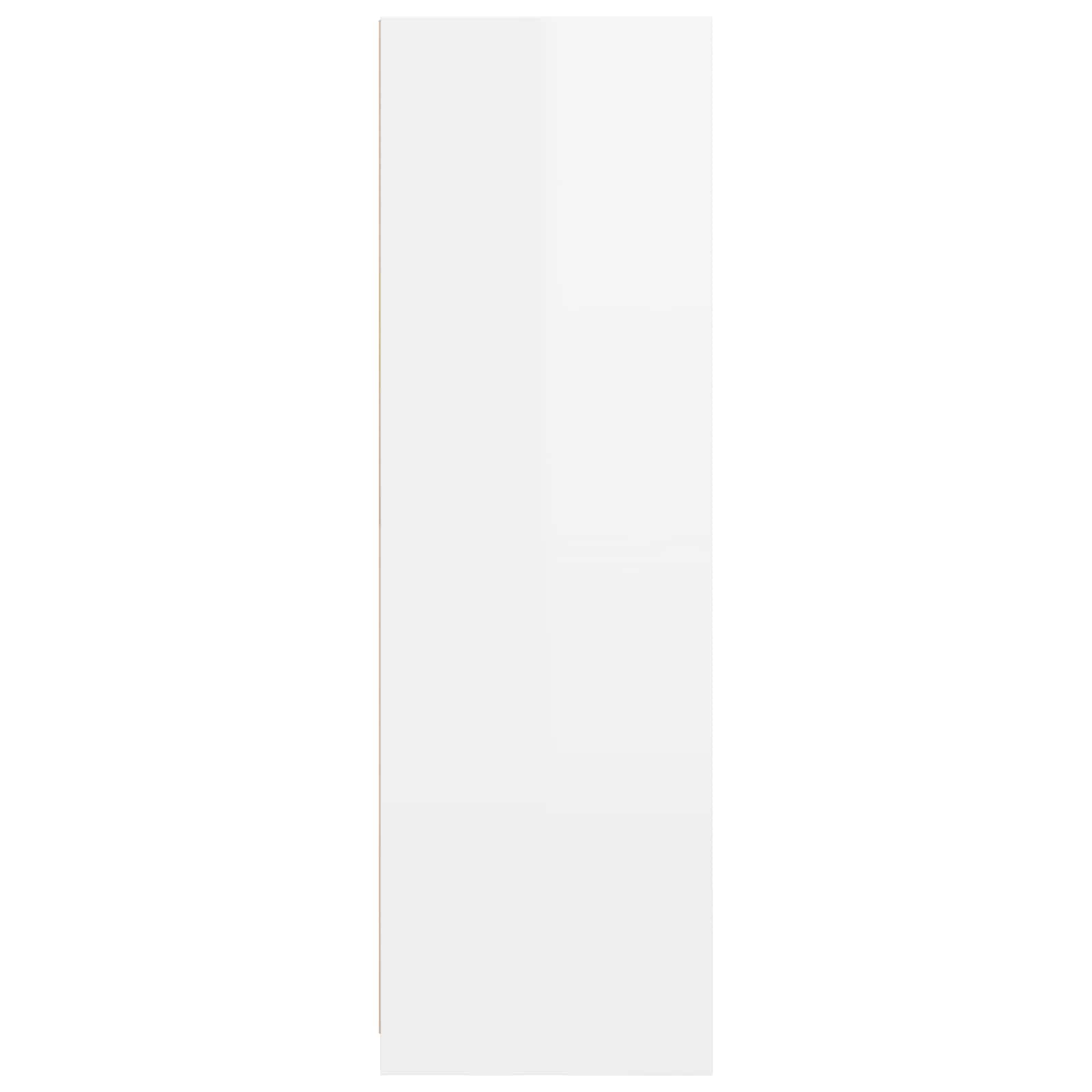 Wardrobe High Gloss White 79.5 x 49 x 156 cm Engineered Wood