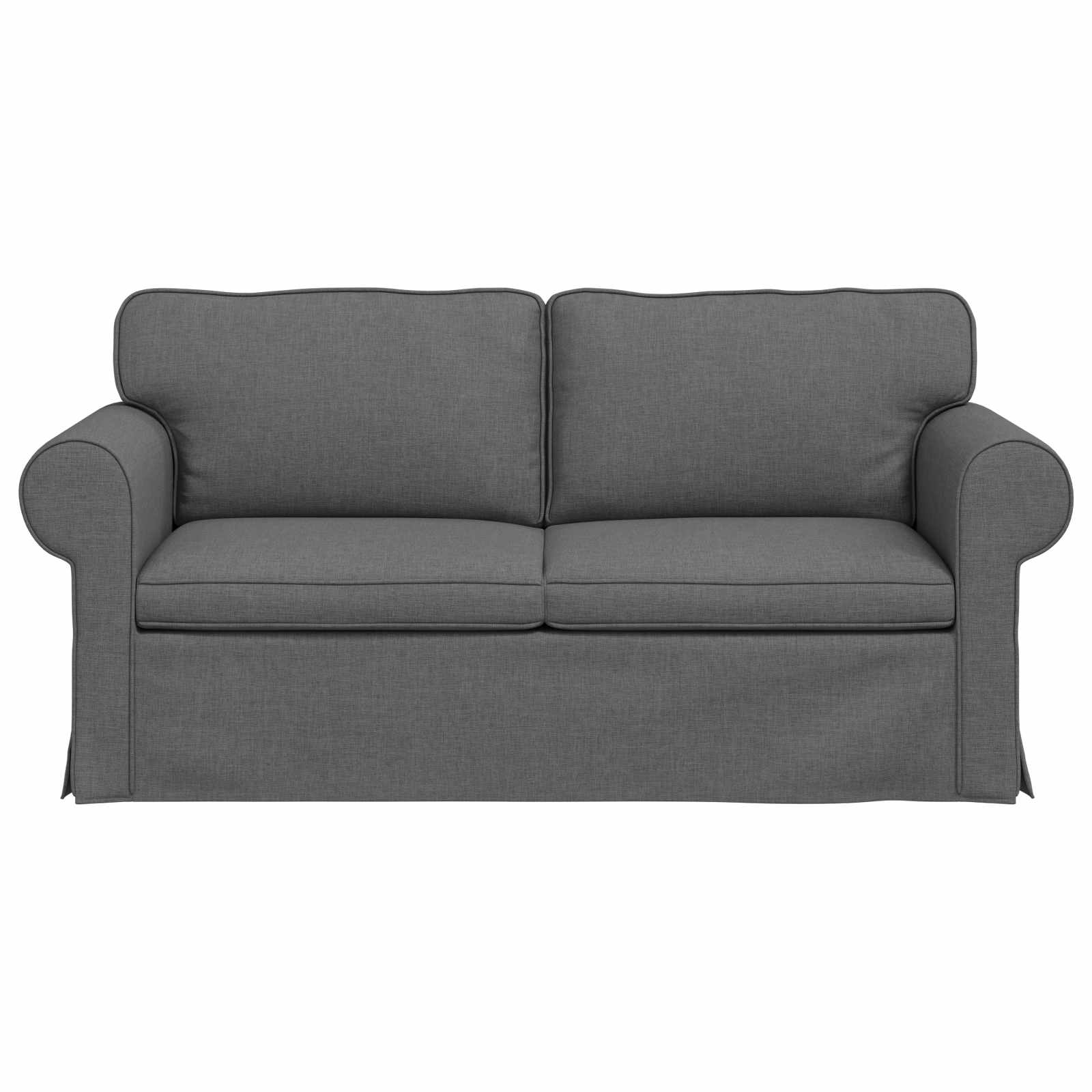 Sofa 140cm Dark Grey Metal