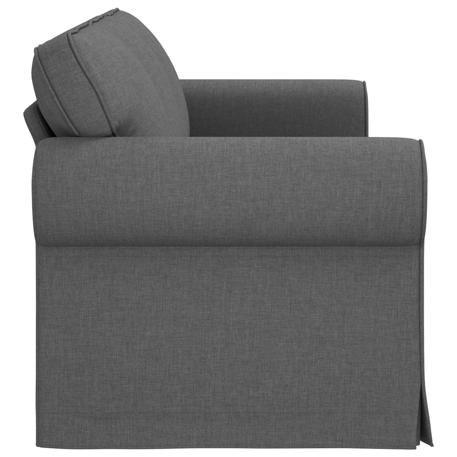 Sofa 180cm Dark Grey Metal