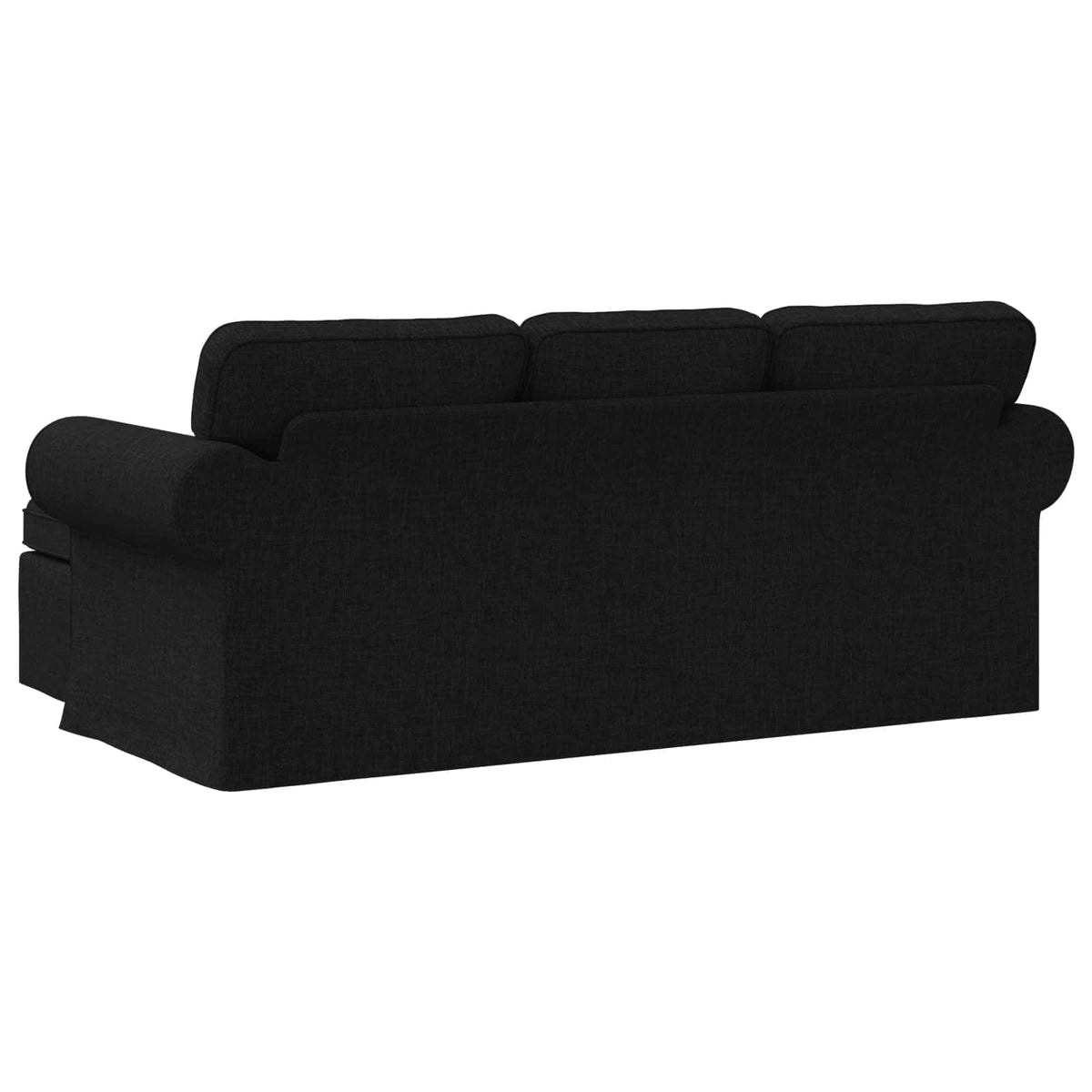 Sofa Black 195 x 138 x 80 cm Fabric