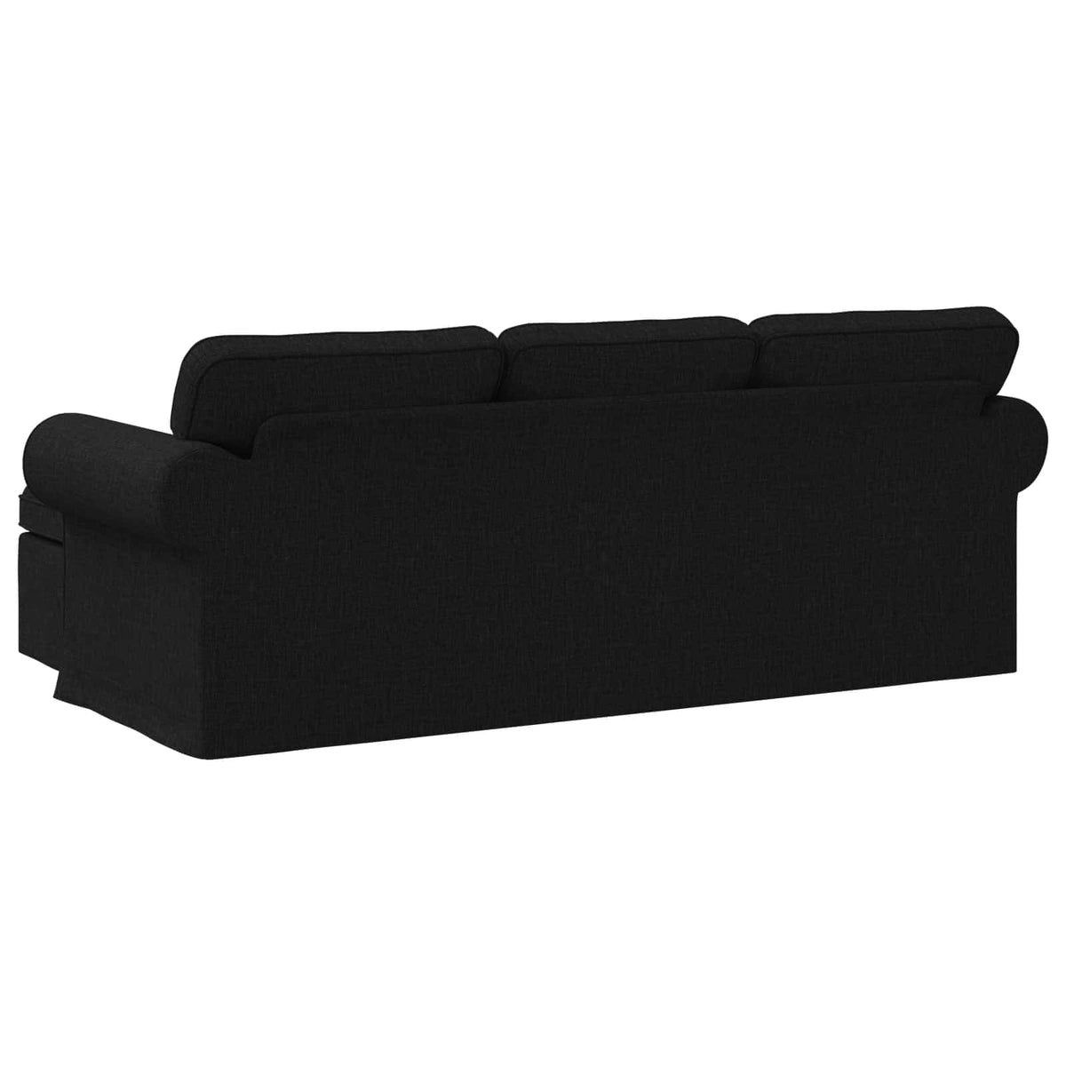 Sofa Black 215 x 138 x 80 cm Fabric