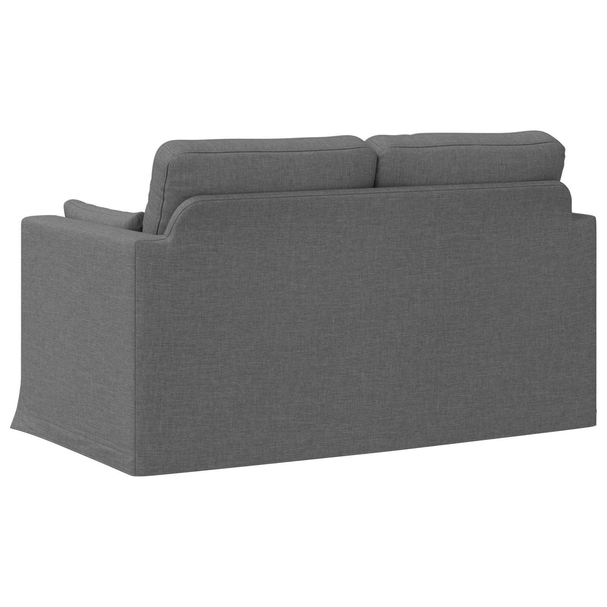 Sofa Dark Grey 139 x 78 x 80 cm Fabric