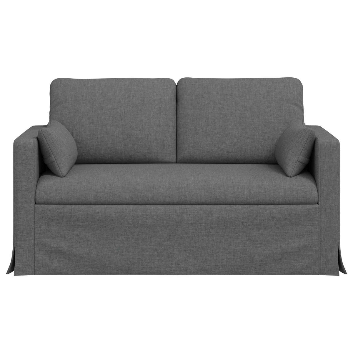Sofa Dark Grey 139 x 78 x 80 cm Fabric