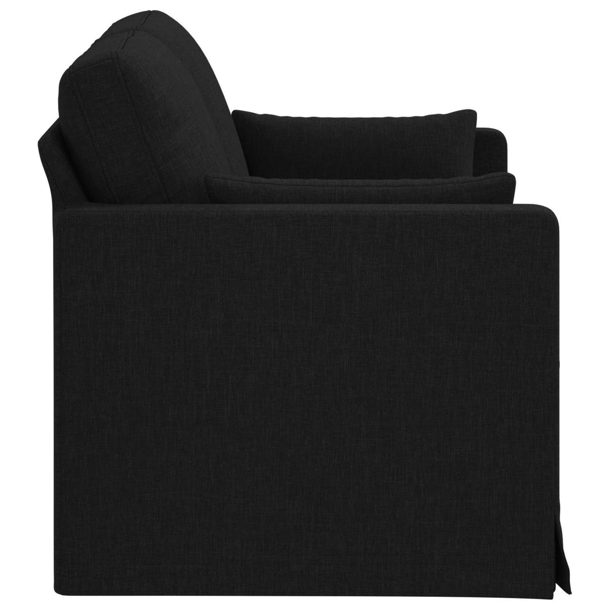 Sofa Black 139 x 78 x 80 cm Fabric