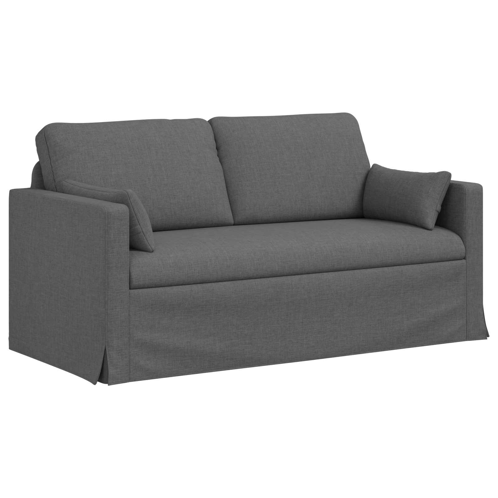 Sofa Dark Grey 158 x 78 x 80 cm Fabric