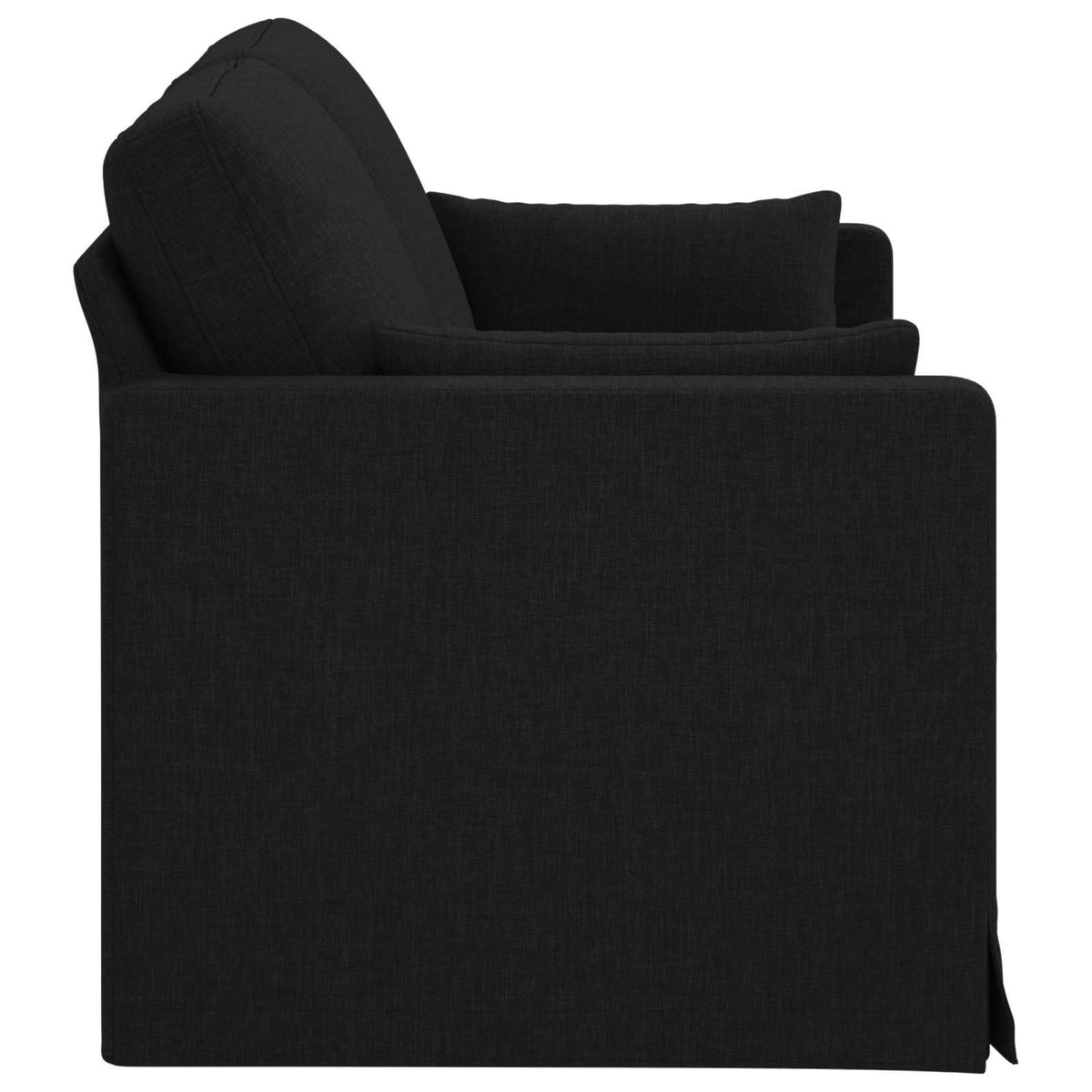 Sofa Black 158 x 78 x 80 cm Fabric