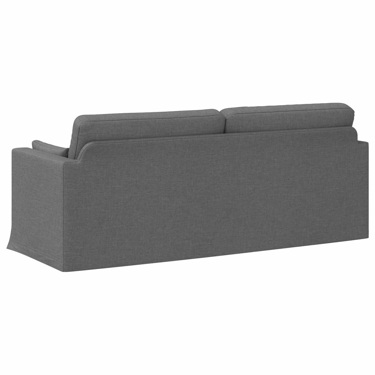 Sofa Dark Grey 198 x 78 x 80 cm Fabric
