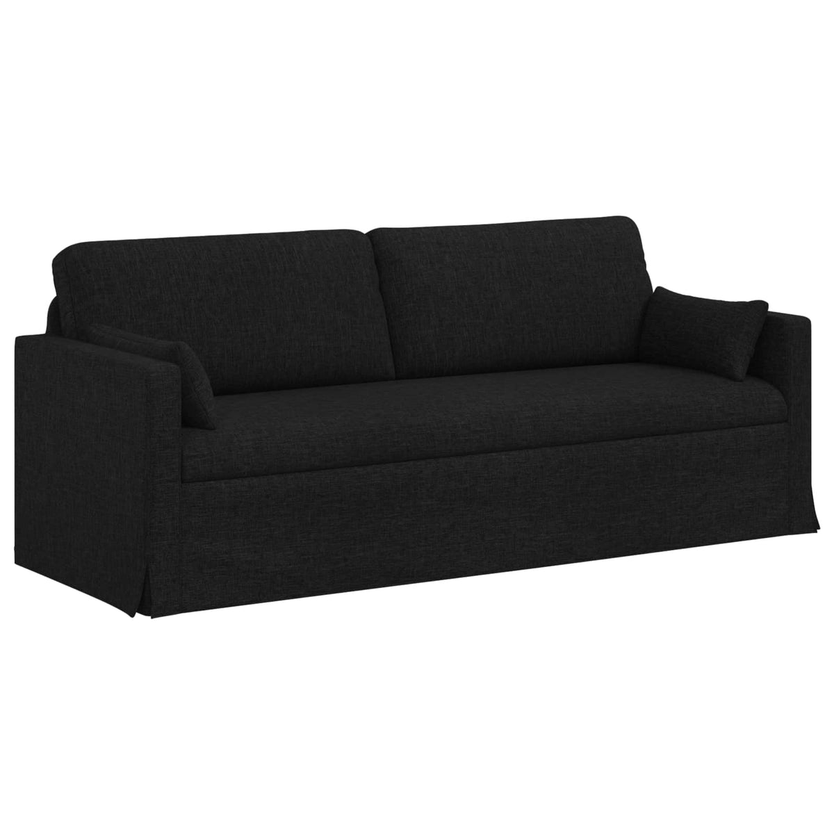 Sofa Black 198 x 78 x 80 cm Fabric