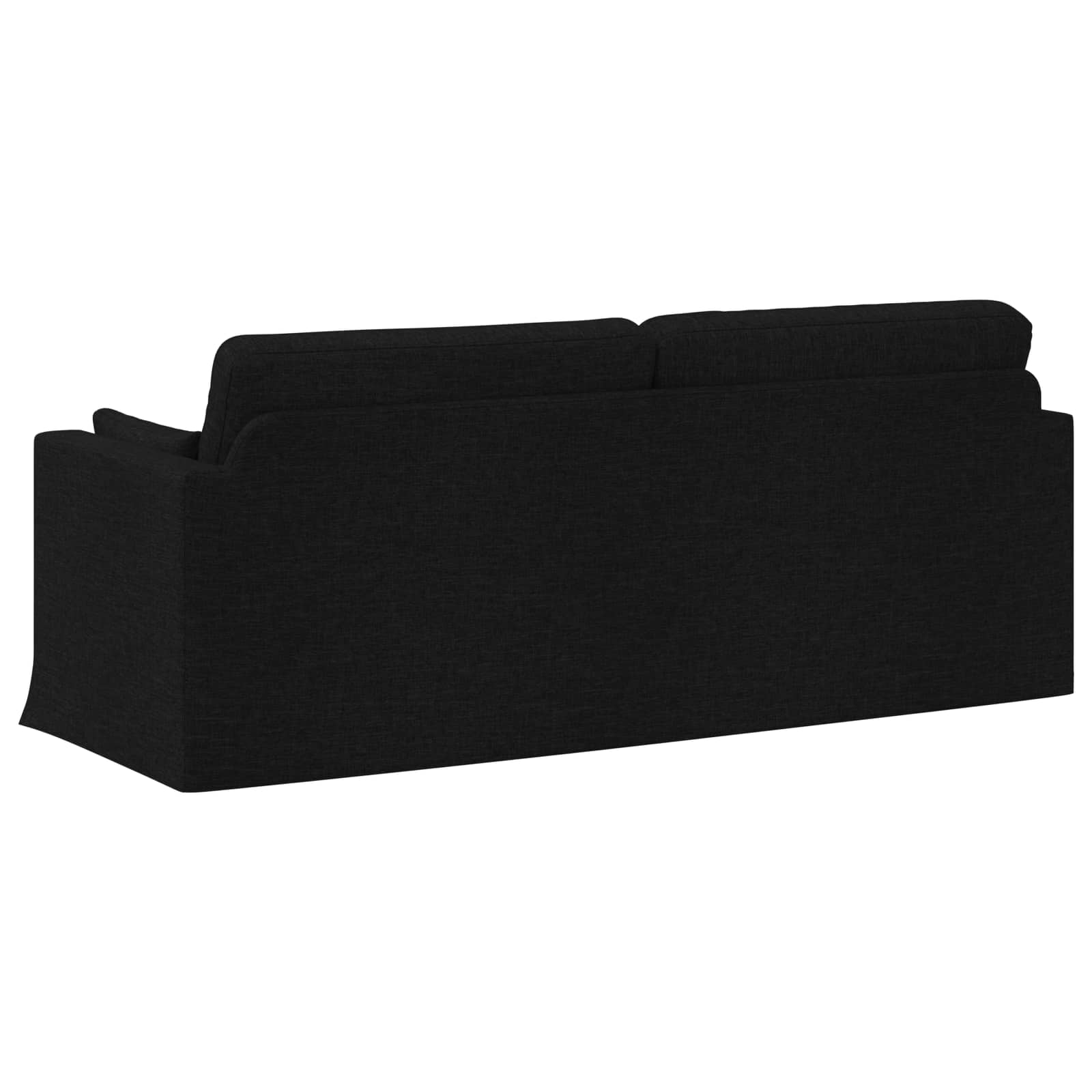 Sofa Black 198 x 78 x 80 cm Fabric