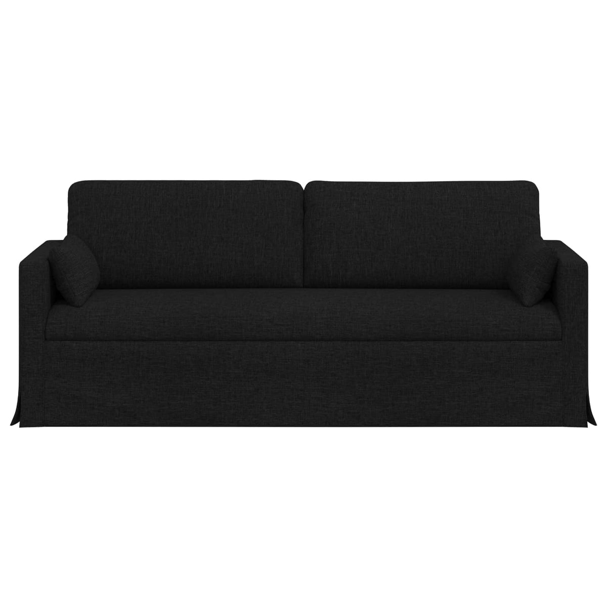 Sofa Black 198 x 78 x 80 cm Fabric