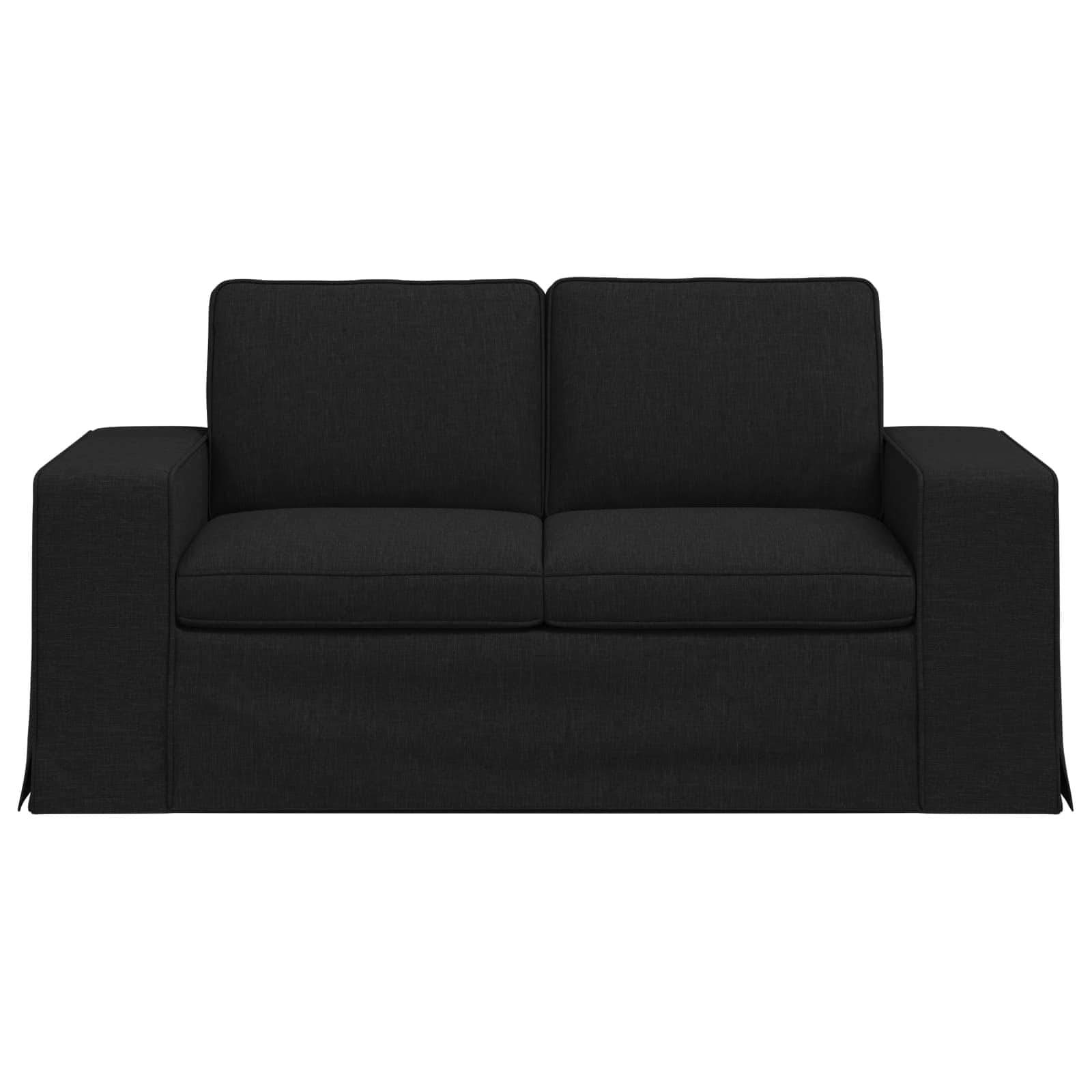 Sofa Black 162 x 80 x 82 cm Fabric