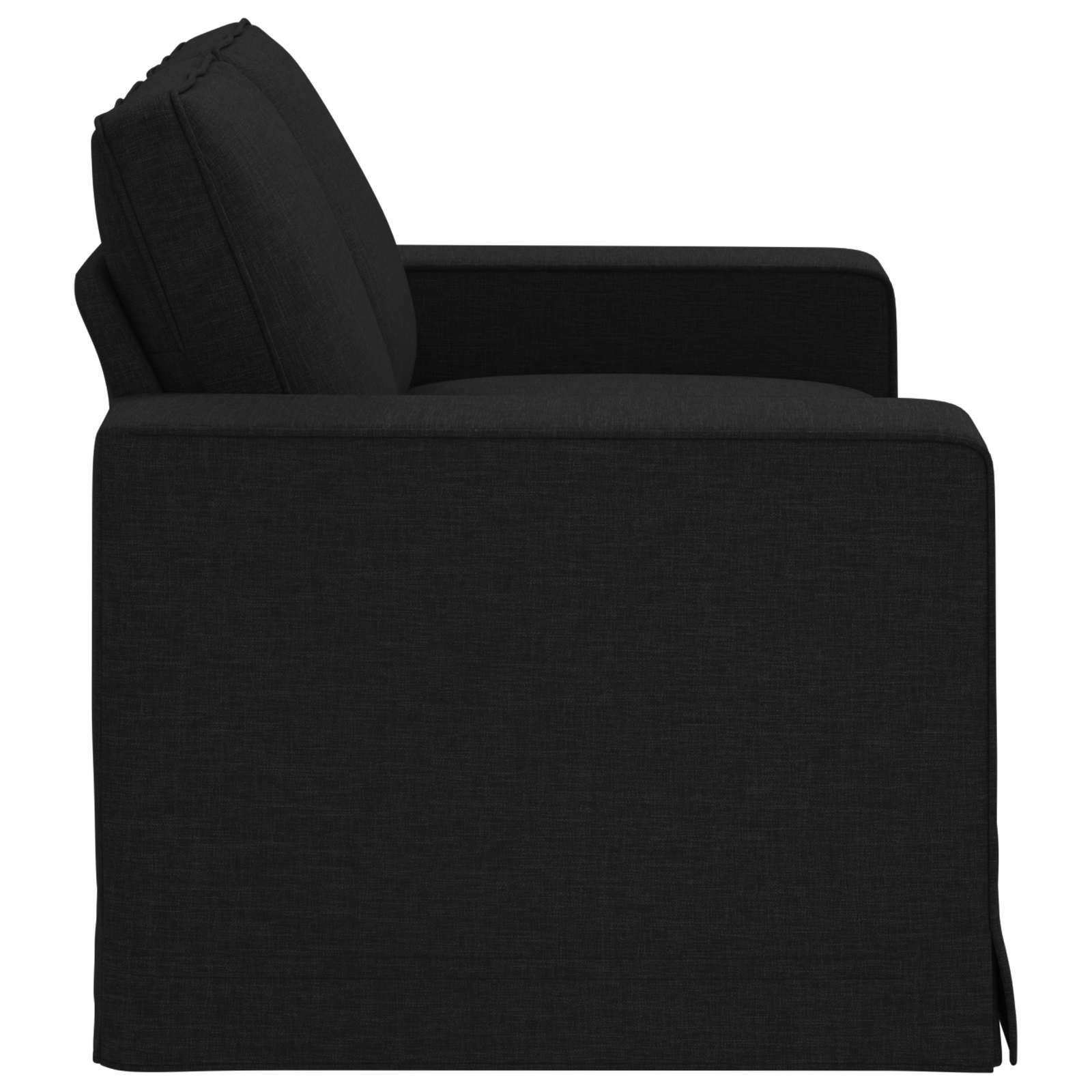 Sofa Black 162 x 80 x 82 cm Fabric