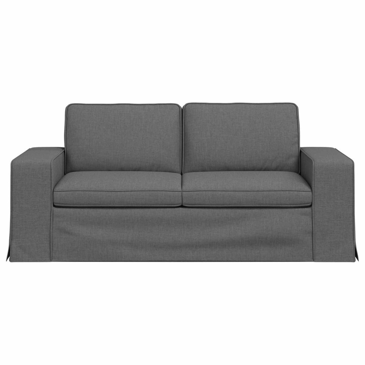 Sofa Dark Grey 182 x 80 x 82 cm Fabric