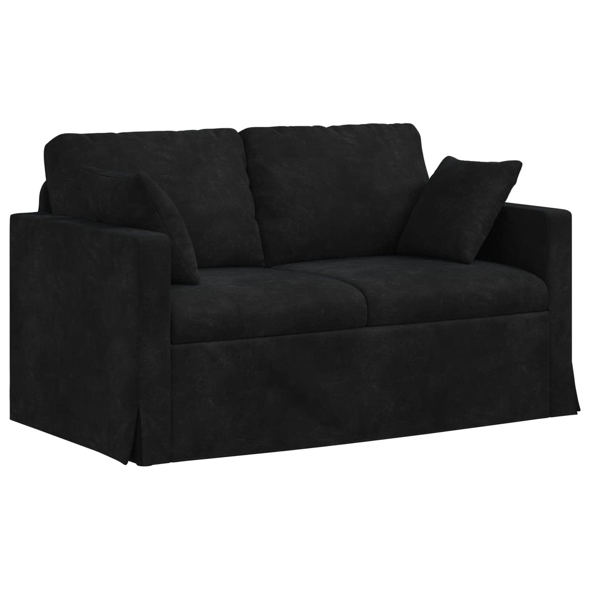 Sofa Black 138 x 78 x 80 cm Velvet