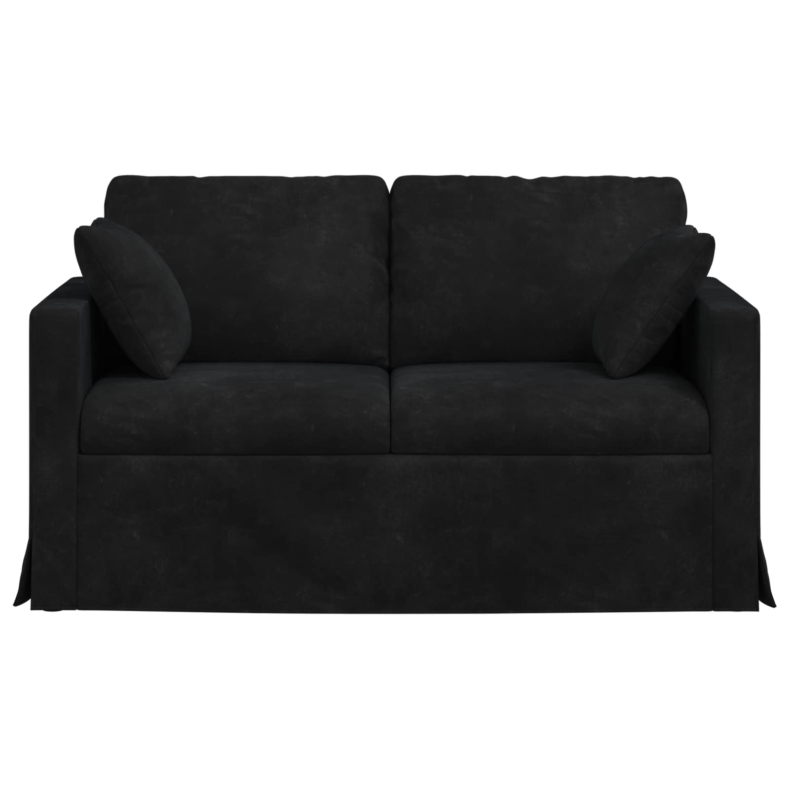Sofa Black 138 x 78 x 80 cm Velvet