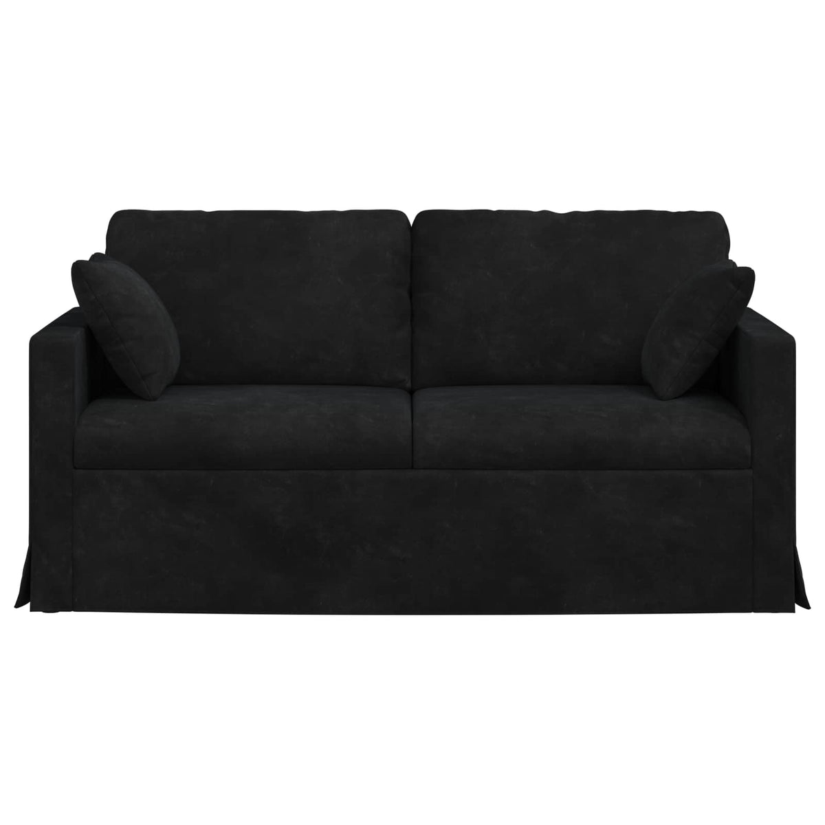 Sofa Black 158 x 78 x 80 cm Velvet