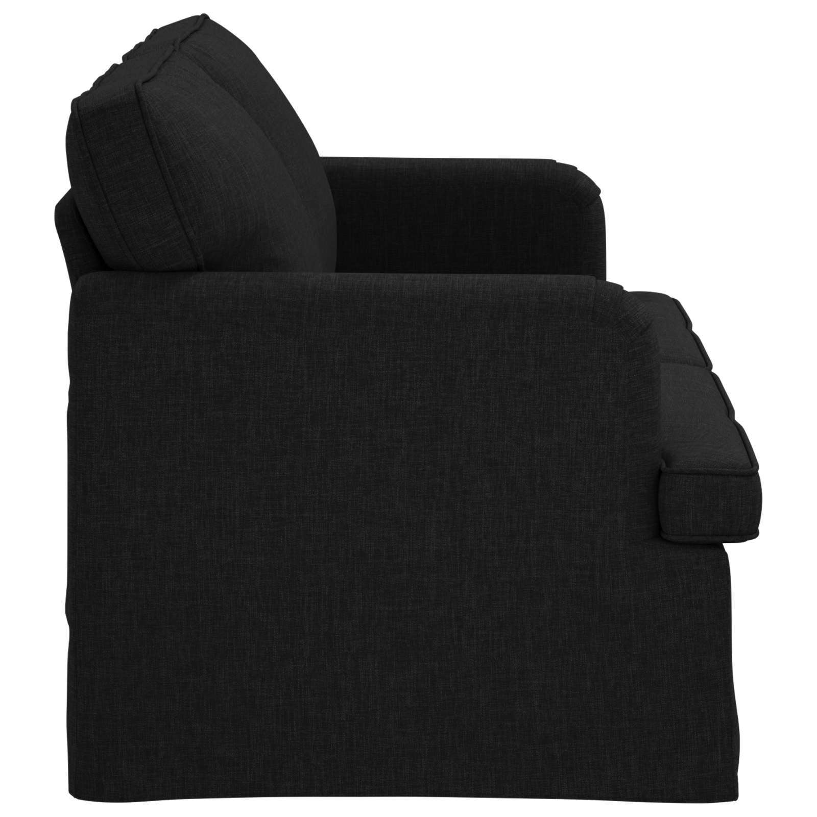 Sofa Black 162 x 80 x 85 cm Fabric