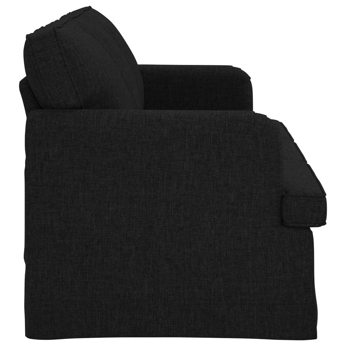 Sofa Black 201 x 80 x 85 cm Fabric