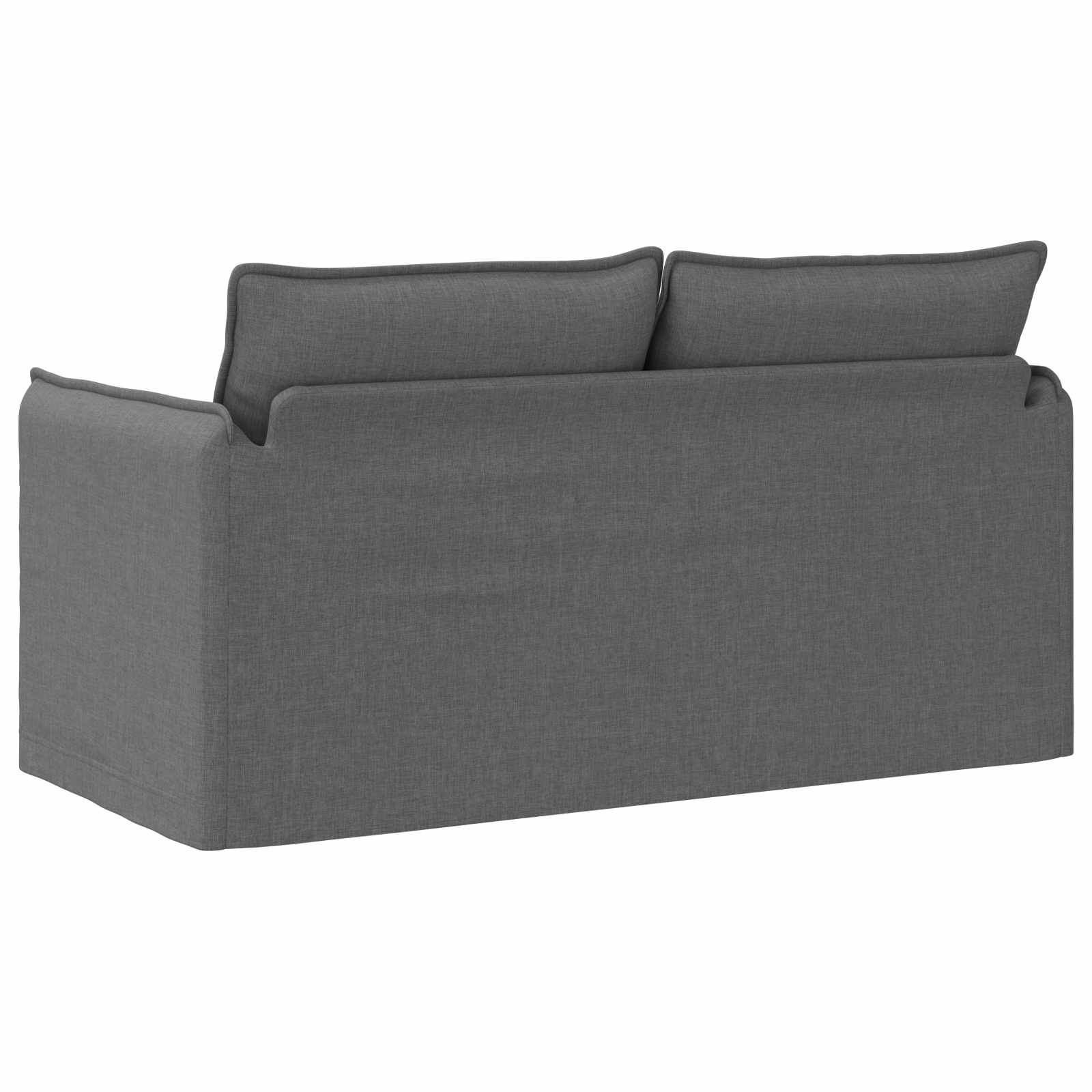 Sofa Dark Grey 156 x 82 x 85 cm Fabric