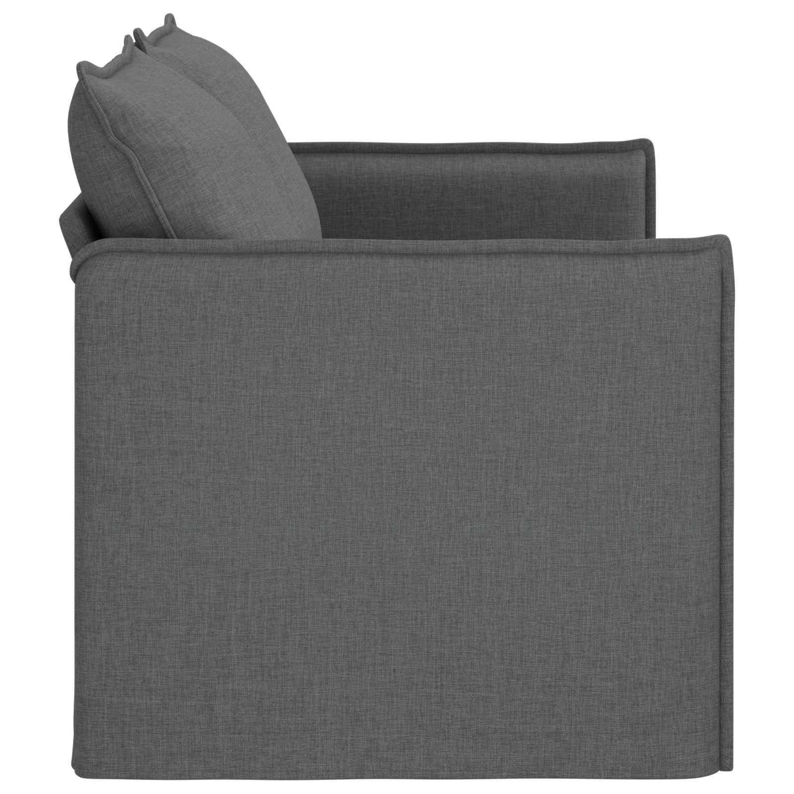 Sofa Dark Grey 156 x 82 x 85 cm Fabric
