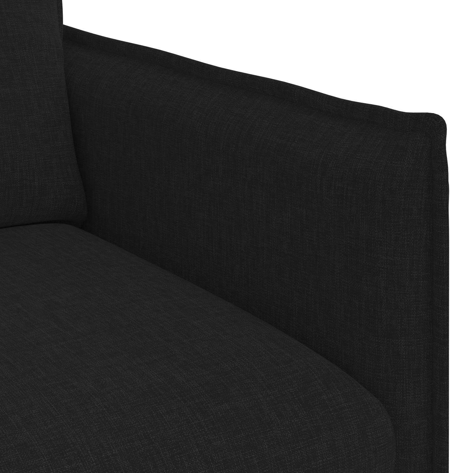 Sofa Black 196 x 82 x 85 cm Fabric