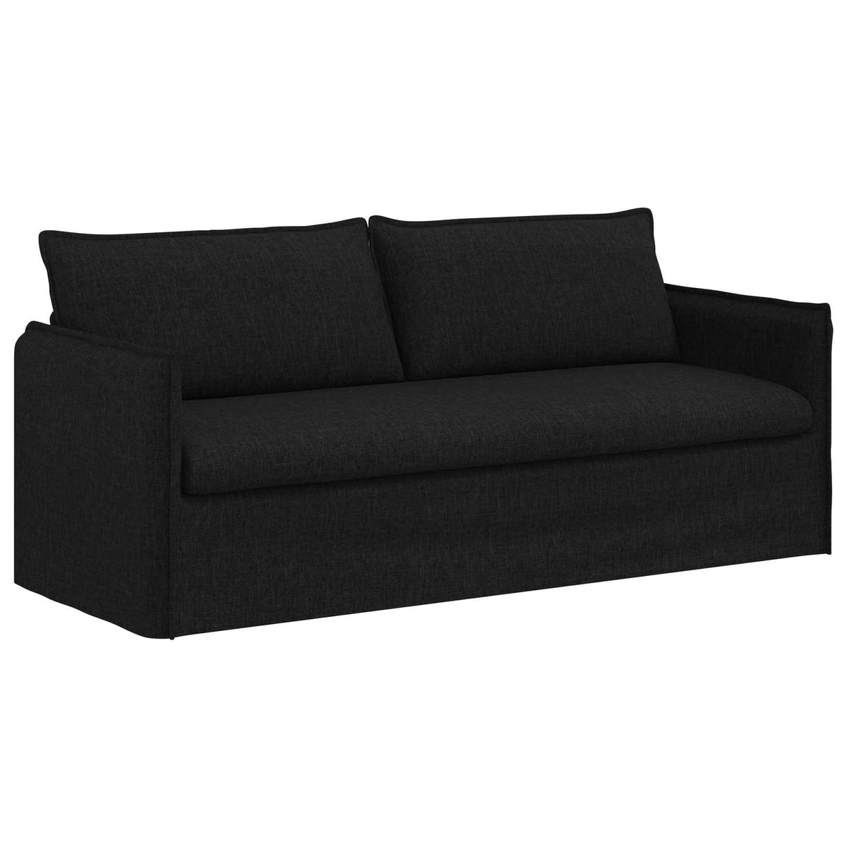 Sofa Black 196 x 82 x 85 cm Fabric