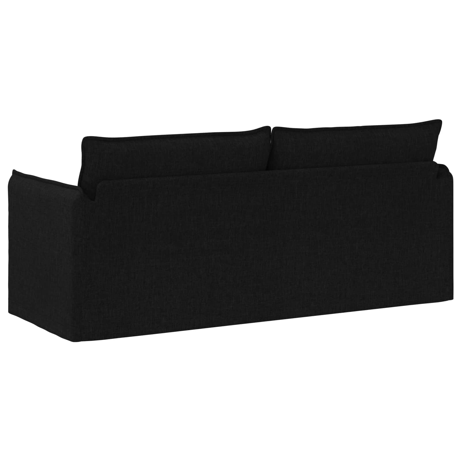 Sofa Black 196 x 82 x 85 cm Fabric