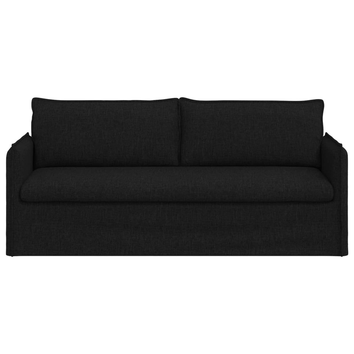 Sofa Black 196 x 82 x 85 cm Fabric